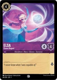 Elsa - Queen Regent - The First Chapter - Disney Lorcana card