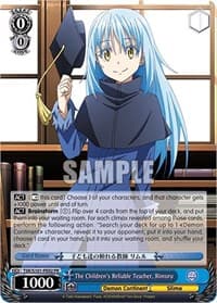 The Children's Reliable Teacher, Rimuru - That Time I Got Reincarnated as a Slime Vol.3 - Weiss Schwarz card