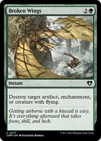 Broken Wings - Commander Masters - Magic: The Gathering card
