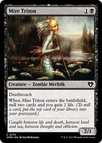 Mire Triton - Commander Masters - Magic: The Gathering card