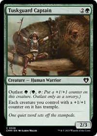 Tuskguard Captain - Commander Masters - Magic: The Gathering card