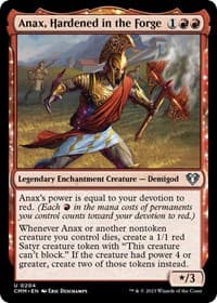 Anax, Hardened in the Forge - Commander Masters - Magic: The Gathering card