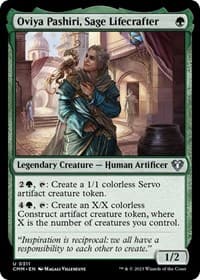 Oviya Pashiri, Sage Lifecrafter - Commander Masters - Magic: The Gathering card
