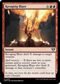 Ravaging Blaze - Commander Masters - Magic: The Gathering card