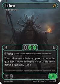 Lichen (Box Topper) - Genesis [Wave 2] - Kryptik TCG card