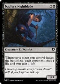 Nadier's Nightblade - Commander Masters - Magic: The Gathering card
