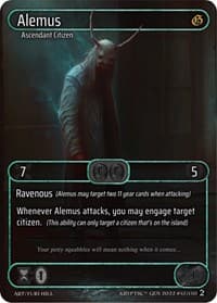 Alemus (Box Topper) - Genesis [Wave 2] - Kryptik TCG card