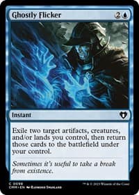 Ghostly Flicker - Commander Masters - Magic: The Gathering card