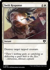 Swift Response - Commander Masters - Magic: The Gathering card