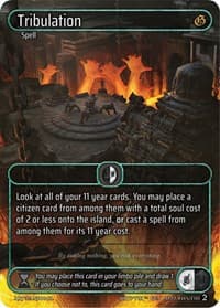 Tribulation (Box Topper) - Genesis [Wave 2] - Kryptik TCG card