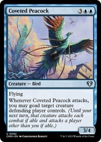 Coveted Peacock - Commander Masters - Magic: The Gathering card