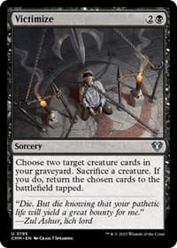 Victimize - Commander Masters - Magic: The Gathering card