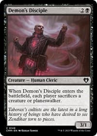 Demon's Disciple - Commander Masters - Magic: The Gathering card