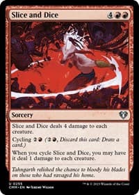 Slice and Dice - Commander Masters - Magic: The Gathering card
