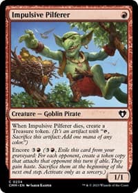 Impulsive Pilferer - Commander Masters - Magic: The Gathering card