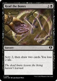 Read the Bones - Commander Masters - Magic: The Gathering card