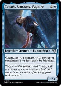 Tetsuko Umezawa, Fugitive - Commander Masters - Magic: The Gathering card