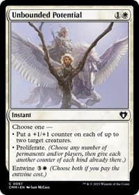 Unbounded Potential - Commander Masters - Magic: The Gathering card