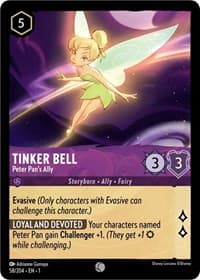 Tinker Bell - Peter Pan's Ally - The First Chapter - Disney Lorcana card