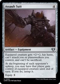 Assault Suit - Commander Masters - Magic: The Gathering card