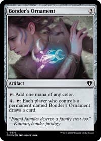 Bonder's Ornament - Commander Masters - Magic: The Gathering card