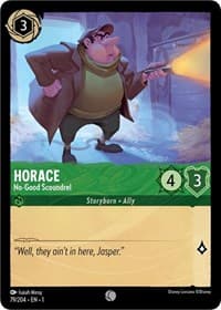 Horace - No-Good Scoundrel - The First Chapter - Disney Lorcana card