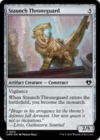 Staunch Throneguard - Commander Masters - Magic: The Gathering card