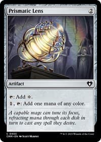 Prismatic Lens - Commander Masters - Magic: The Gathering card