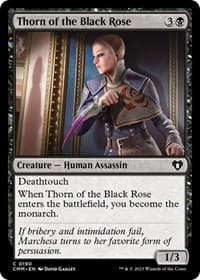 Thorn of the Black Rose - Commander Masters - Magic: The Gathering card