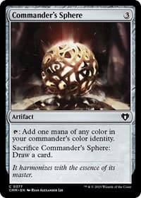 Commander's Sphere - Commander Masters - Magic: The Gathering card