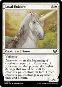 Loyal Unicorn - Commander Masters - Magic: The Gathering card