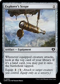 Explorer's Scope - Commander Masters - Magic: The Gathering card
