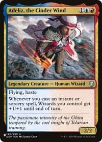 Adeliz, the Cinder Wind - The List Reprints - Magic: The Gathering card