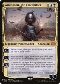 Aminatou, the Fateshifter - The List Reprints - Magic: The Gathering card