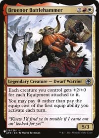 Bruenor Battlehammer - The List Reprints - Magic: The Gathering card