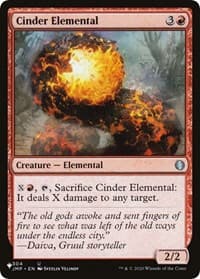 Cinder Elemental - The List Reprints - Magic: The Gathering card