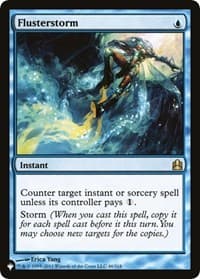 Flusterstorm - The List Reprints - Magic: The Gathering card