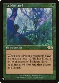 Hidden Herd - The List Reprints - Magic: The Gathering card