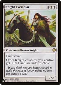 Knight Exemplar (DDG) - The List Reprints - Magic: The Gathering card