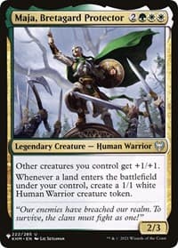 Maja, Bretagard Protector - The List Reprints - Magic: The Gathering card