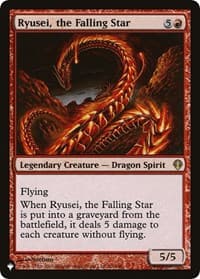 Ryusei, the Falling Star - The List Reprints - Magic: The Gathering card