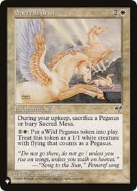 Sacred Mesa - The List Reprints - Magic: The Gathering card