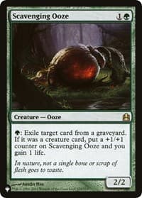 Scavenging Ooze - The List Reprints - Magic: The Gathering card