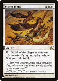 Storm Herd (GPT) - The List Reprints - Magic: The Gathering card