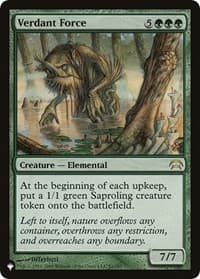 Verdant Force - The List Reprints - Magic: The Gathering card