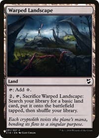 Warped Landscape - The List Reprints - Magic: The Gathering card