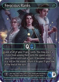 Ferocious Ranks (Box Topper) - Genesis [Wave 2] - Kryptik TCG card