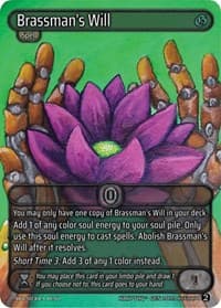 Brassman's Will - Genesis [Wave 2] - Kryptik TCG card