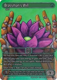 Brassman's Will (Box Topper) - Genesis [Wave 2] - Kryptik TCG card