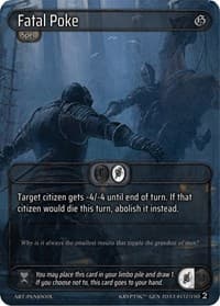 Fatal Poke - Genesis [Wave 2] - Kryptik TCG card